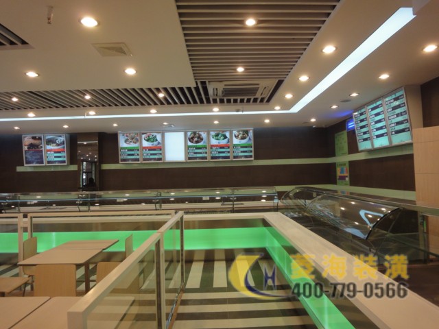 快餐店點餐臺設計圖片