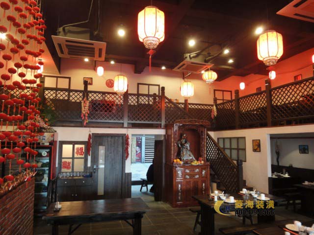 東北菜飯店裝修大廳