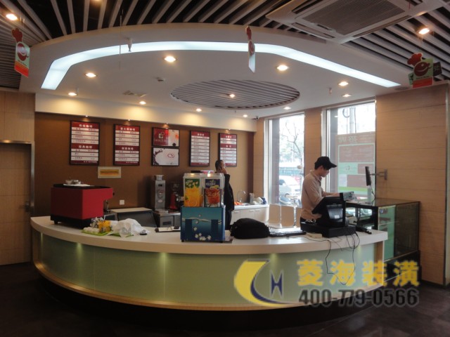 快餐店吧臺設計圖片