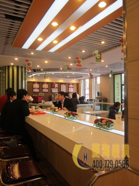 快餐店裝飾設計圖片