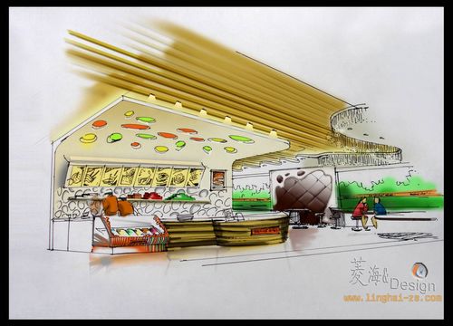 冰激凌店面裝修圖片