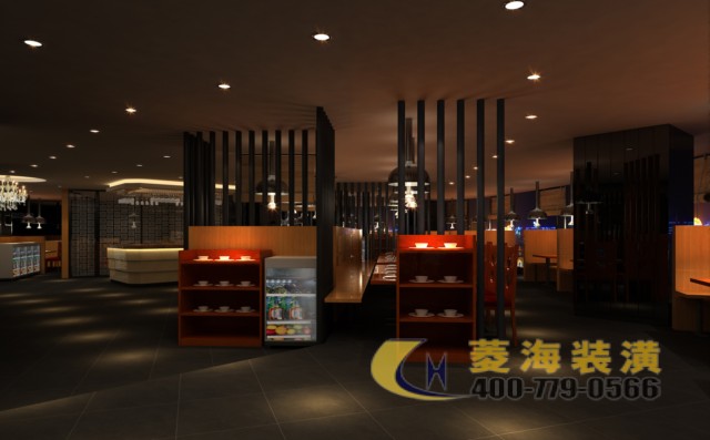 韓國料理店裝修設計效果圖
