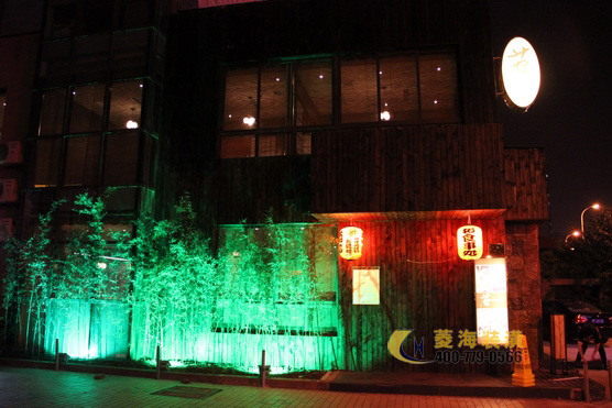 日本料理店室外景觀設計