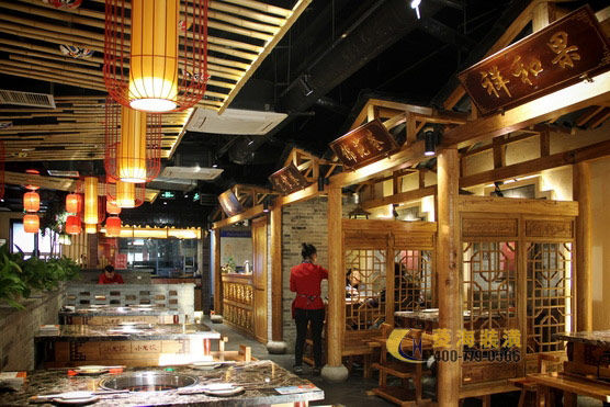 火鍋店包間設計裝修
