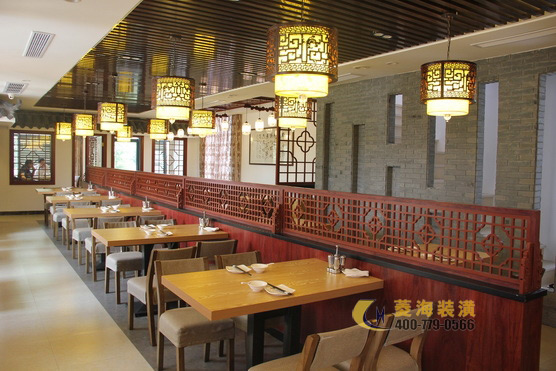 本幫菜餐廳卡座設計