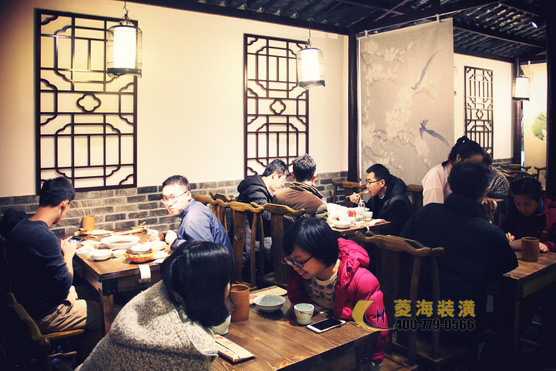 串串香店卡座布局設計
