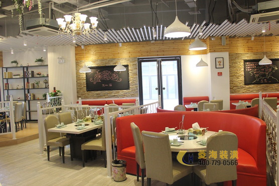 潮汕火鍋店卡座設計