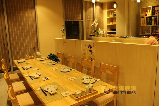 日本料理店卡座設計