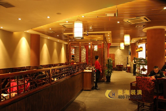火鍋店走道設計裝修效果圖