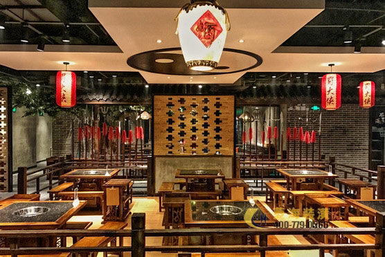 火鍋店吊頂設計裝修