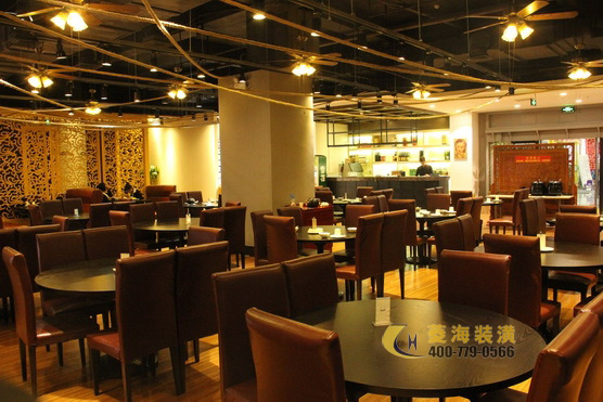 海鮮餐廳卡座設計