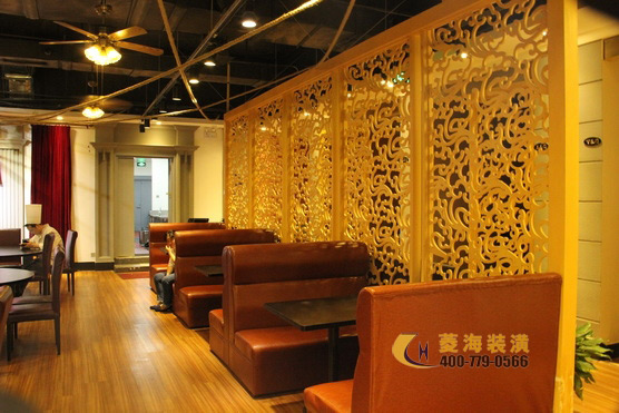海鮮餐廳走道設計裝修