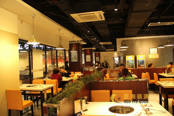 火鍋店卡座設計
