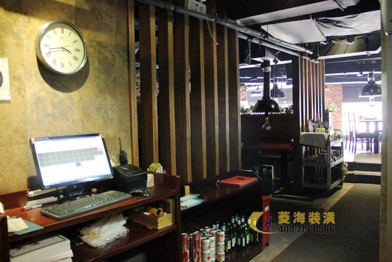韓國料理店收銀臺設計
