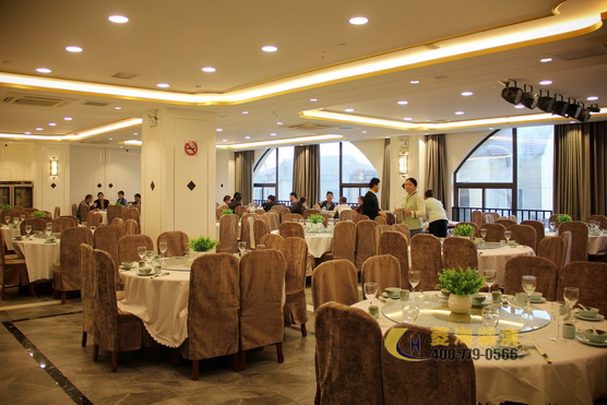中式飯店宴會廳設計裝修效果圖