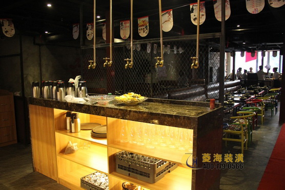 火鍋店料理臺設計裝修
