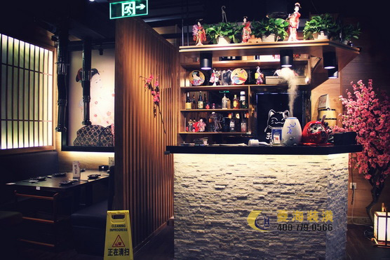 日本料理店吧臺設計裝修