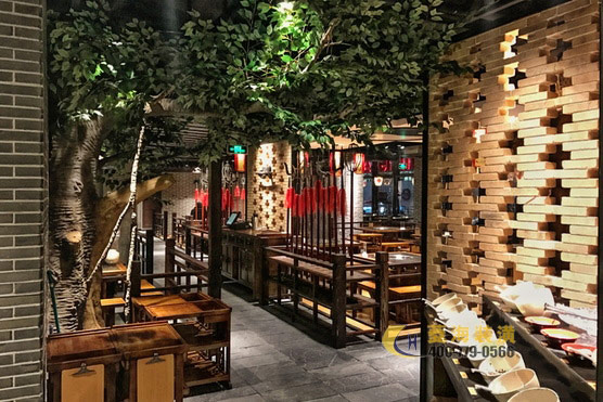 火鍋店玄關設計