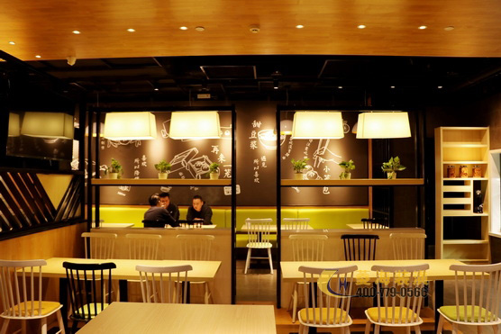 中式餐廳墻面裝飾設計