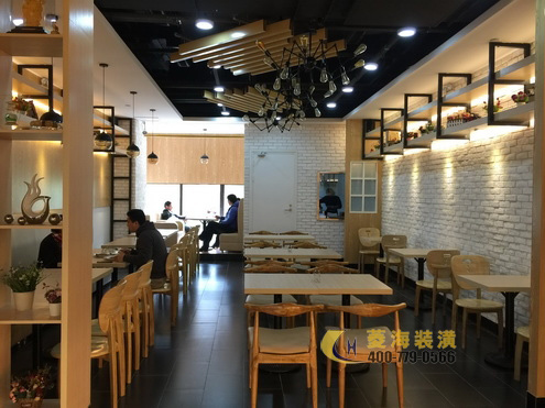 快餐廳走道設計裝修