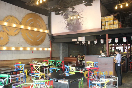 火鍋店吊頂設計效果圖