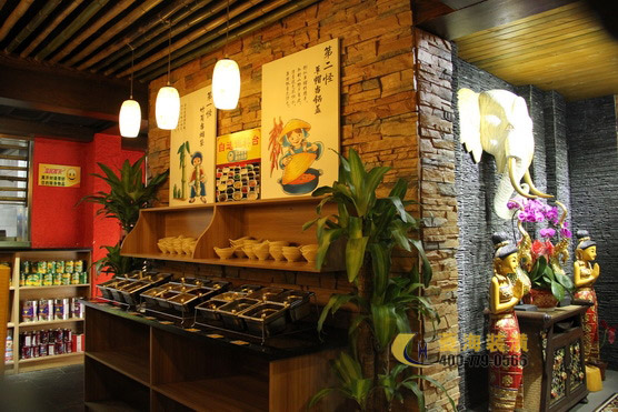 火鍋店調料臺設計