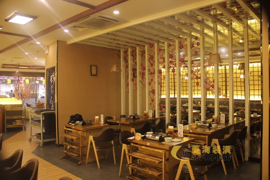 日本料理店隔斷設計