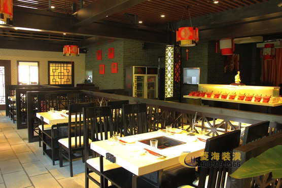 火鍋店設計裝修效果圖