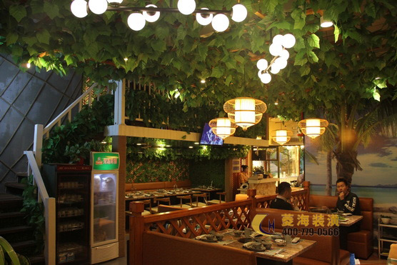 火鍋店樓道設計裝修