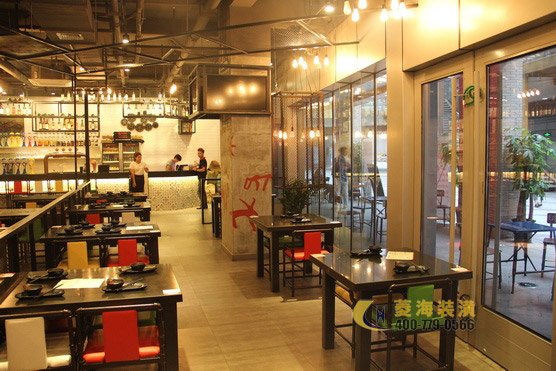 燒烤店過道設計裝修