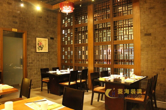韓國料理店隔斷設計