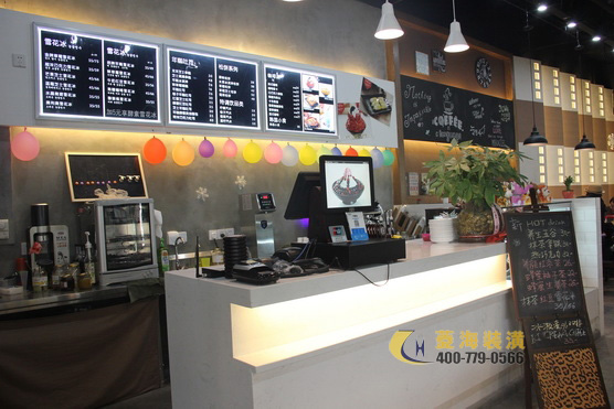 甜品店吧臺設計裝修
