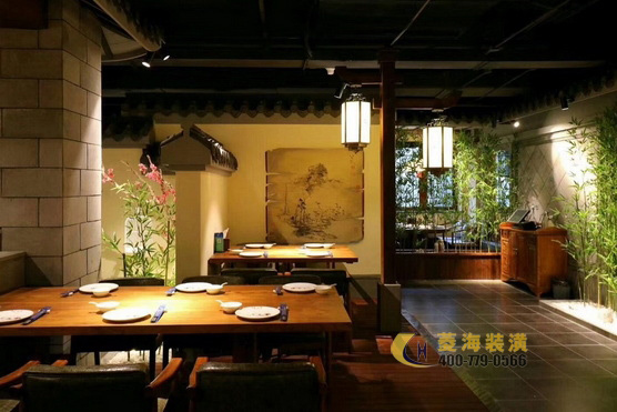 江南園林飯店設計效果圖