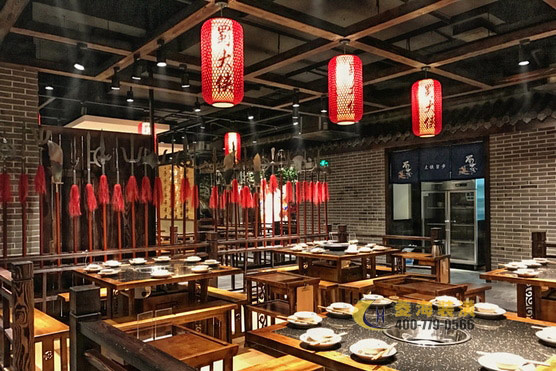 火鍋店設計裝修效果圖