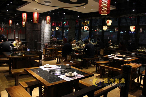 火鍋店吊頂設計裝修