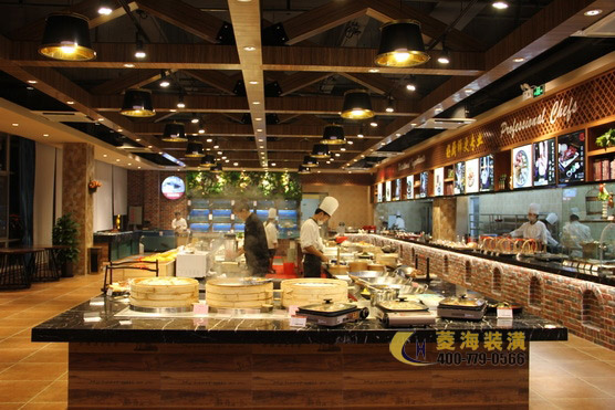本幫菜飯店中島設計裝修