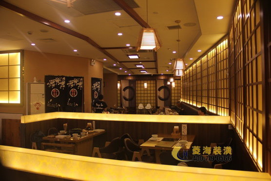 日本料理店平面布局設計