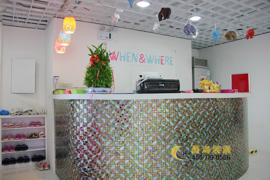 美甲店吧臺設計
