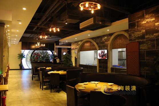 海鮮飯店設計裝修效果圖