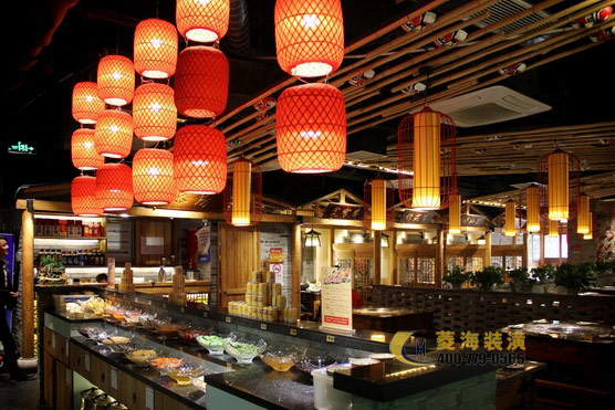 火鍋店吊燈設計效果圖