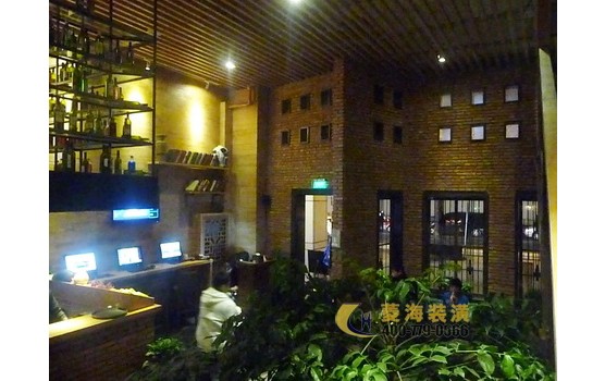 特色飯店吧臺效果圖