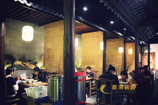串串香店吊燈照明設計