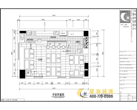日式料理店設計平面布置圖