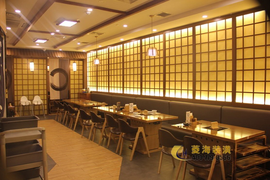 日本料理店墻面裝飾設計