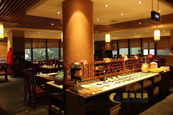 火鍋店調料臺設計裝修