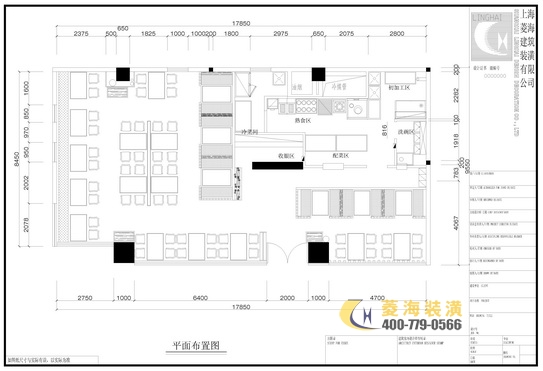 日本料理店設計平面圖