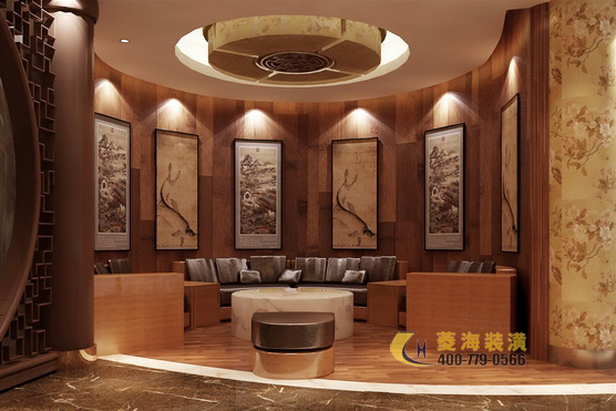 酒店休息區設計裝修效果圖