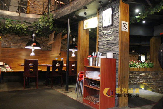 韓國料理店設計效果圖