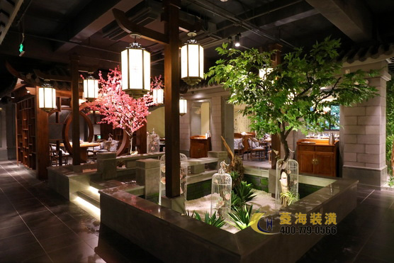 餐廳庭院設計裝修效果圖
