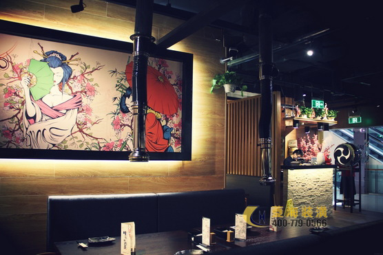 日本料理店走道設計裝修